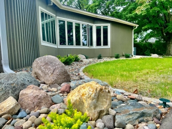 Chilton stone edging